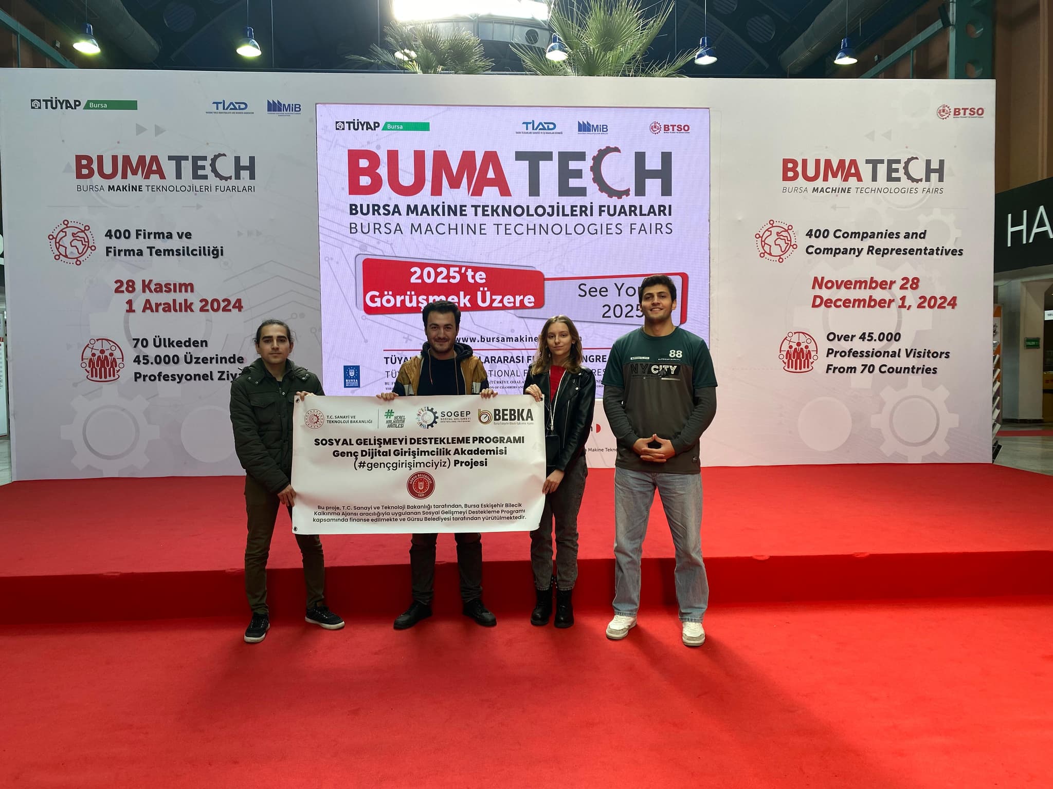 Geleceğin E-Ticaret ve E-İhracat Yöneticileri 2024 BUMATECH Bursa Makine Fuarında